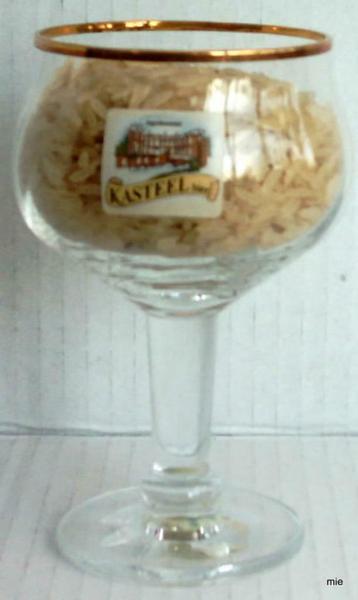 bier brouwerij glas Van Honsebrouck Kasteelbier  mini, Enlèvement ou Envoi, Comme neuf, Verre à bière