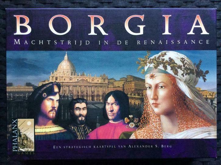 Borgia, Hobby en Vrije tijd, Gezelschapsspellen | Bordspellen, Zo goed als nieuw, Ophalen of Verzenden