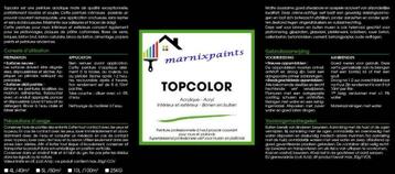 VERF  ACRYLCOLOR // TOPCOLOR  // PRIMER MUUR PLAFOND beschikbaar voor biedingen