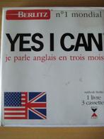 Taalcursus Engels Berlitz "yes I can", Boeken, Gelezen, Ophalen of Verzenden