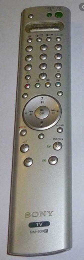 Afstandsbediening Sony rm-938, Audio, Tv en Foto, Afstandsbedieningen, Gebruikt, Origineel, Tv, Ophalen of Verzenden