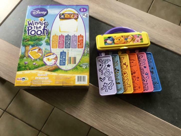 Tekensjablonen Winnie The Pooh, Kinderen en Baby's, Speelgoed | Educatief en Creatief, Zo goed als nieuw, Ophalen of Verzenden