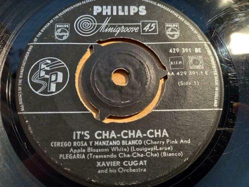 Xavier Cugat And His Orchestra ‎– It's Cha Cha Cha Ep, CD & DVD, Vinyles Singles, Utilisé, EP, Latino et Salsa, 7 pouces, Enlèvement ou Envoi