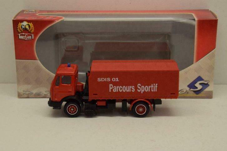 1:50 Solido Camion Mercedes Benz 1628 brandweer, Hobby en Vrije tijd, Modelbouw | Auto's en Voertuigen, Nieuw, Truck, Ophalen of Verzenden