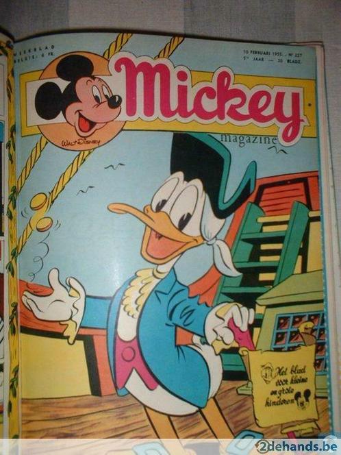 16 x Mickey Magazine (tijdschrift)jaren '50, Livres, BD, Utilisé