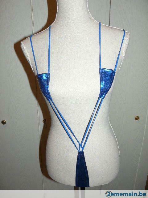 Monokini bleu brillant ;, Kleding | Dames, Jurken, Gedragen, Blauw, Ophalen of Verzenden