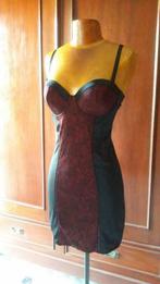 Robe bustier corset Cottilli Collection neuf......, Noir, Body ou Corset, Enlèvement ou Envoi, Cottelli collection