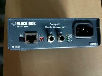Black box ethernet naar fiber omvormer