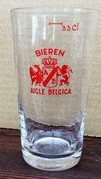 bier brouwerij glas Bab Aigle belgica rood facetten 33cl, Verzamelen, Ophalen of Verzenden, Zo goed als nieuw