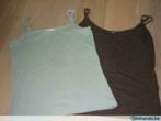2 topjes Fransa/Sandwich maat: M, Maat 38/40 (M), Overige kleuren, Ophalen of Verzenden, Zonder mouw