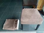 meubelstof voor zetel- of stoelbekleding, bruin chocolade, Neuf