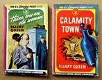 Calamity Town & There was an old woman - Ellery Queen - 1945, Enlèvement ou Envoi, Utilisé, Ellery Queen