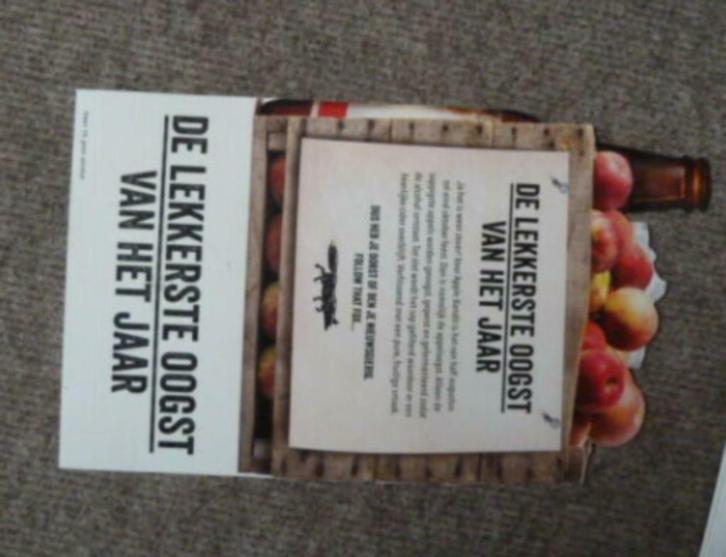 tafel reclame APPLE BANDIT CIDER, Verzamelen, Biermerken, Nieuw, Reclamebord, Plaat of Schild, Overige merken, Ophalen of Verzenden