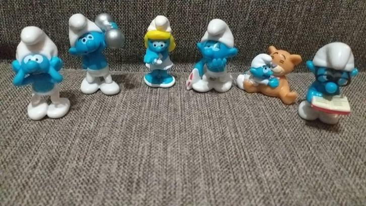 Schtroumpfs smurfen kinder, Verzamelen, Smurfen, Zo goed als nieuw, Poppetje, Figuurtje of Knuffel, Verschillende Smurfen, Ophalen of Verzenden