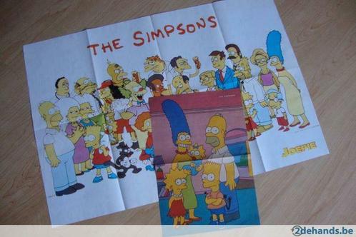 The Simpsons posters 2x, Verzamelen, Film en Tv, Gebruikt, Ophalen of Verzenden