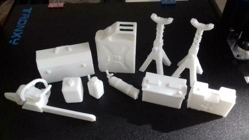 Accessoires Crawler Set A 1/10 Unpainted Tamiya Losi Kyosho, Hobby en Vrije tijd, Modelbouw | Radiografisch | Auto's, Nieuw, Onderdeel