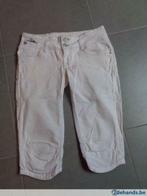 Mooie witte kniebroek - korte broek (LTB JNS) maat 28 IEPER, Porté, Blanc