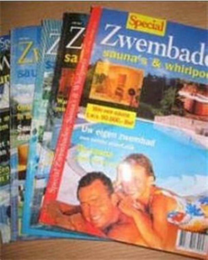 5 nummers van Zwembaden, sauna's en whirlpools, Boeken, Tijdschriften en Kranten, Gelezen, Overige typen, Ophalen of Verzenden