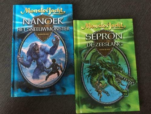 2 boeken Monsterjacht - Deltas vanaf 8 jaar, Boeken, Kinderboeken | Jeugd | 10 tot 12 jaar, Zo goed als nieuw, Ophalen of Verzenden