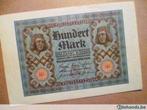 100 Mark, Reichsbanknote 1-11-1920, Postzegels en Munten, Munten | Europa | Euromunten, Verzenden