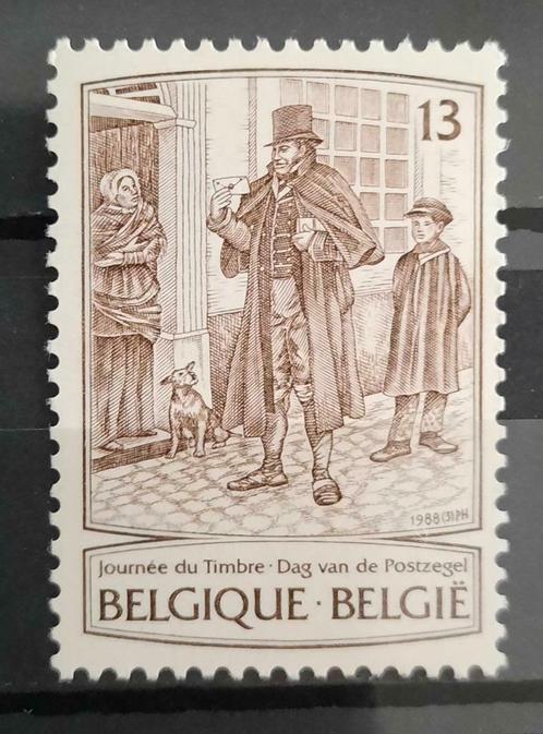 België: OBP 2279 ** Dag van de postzegel 1988., Postzegels en Munten, Postzegels | Europa | België, Postfris, Frankeerzegel, Zonder stempel