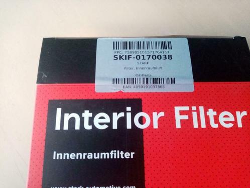 Interieur filter STARK automotive voor veel Ford modellen., Autos : Pièces & Accessoires, Filtres, Ford, Enlèvement