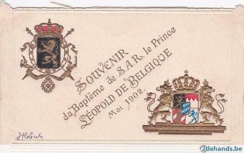 Souvenir du Baptême de S.A.R. le Prince Léopold de Belgique, Verzamelen, Postkaarten | Buitenland, Verzenden