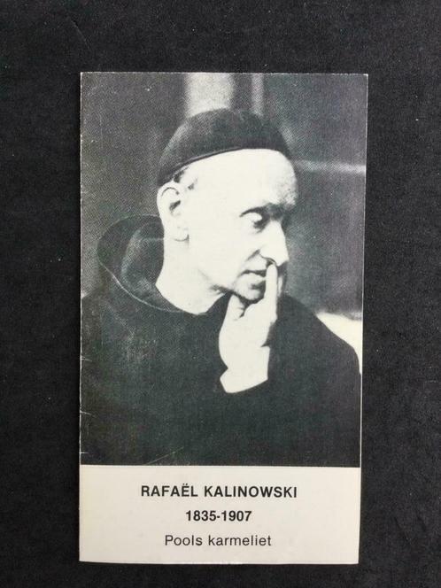 4 p. Carte de dévotion Béni RAFAEL KALINOWSKY, déclaré, Collections, Images pieuses & Faire-part, Image pieuse, Enlèvement ou Envoi