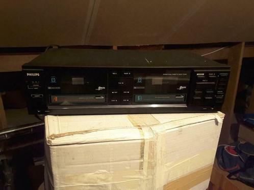 Double platine cassette Philips FC563, Audio, Tv en Foto, Cd-spelers, Zo goed als nieuw, Philips, Ophalen