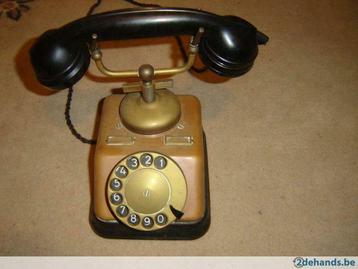 Koperen oude telefoon, Telecommunicatie, Vaste telefoons | Niet Draadloos, Ophalen of Verzenden, Gebruikt