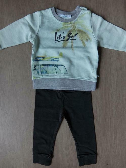 Blablabla - Setje sweater en broek. Maat 74 (9-12m). Nieuwst, Kinderen en Baby's, Babykleding | Maat 74, Zo goed als nieuw, Jongetje