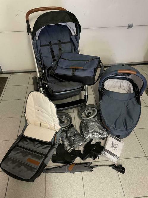 Mutsy Evo Urban Nomad zilver frame, Kinderen en Baby's, Kinderwagens en Combinaties, Gebruikt, Combiwagen, Mutsy, Met reiswieg