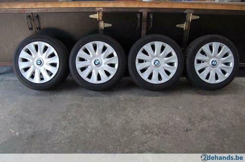 129_  BMW velgen 16" met bridgestone turanza merkbanden, Auto-onderdelen, Banden en Velgen, Band(en), 16 inch, 195 mm, Gebruikt