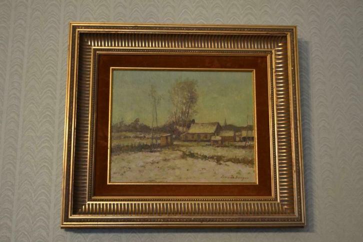 schilderijen Louis De Saeger, Antiek en Kunst, Kunst | Schilderijen | Klassiek, Ophalen