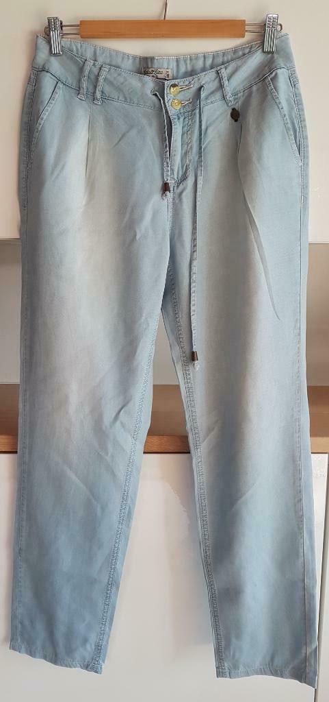 Lange broek in katoen 'Lola & Liza' (maat: 38), Vêtements | Femmes, Culottes & Pantalons, Porté, Taille 38/40 (M), Bleu, Longs