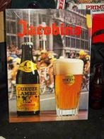 Beersign.Kartonnen Reclame.Lambic.Gueuze.Jacobins, Verzamelen, Ophalen of Verzenden, Gebruikt, Reclamebord, Plaat of Schild, Overige merken