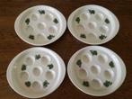 4 assiettes à escargots en porcelaine « Schönwald - Germany , Comme neuf, Autres styles, Enlèvement, Porcelaine