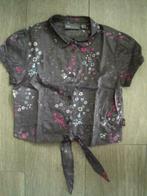 Knoop blouse bruin roze Mexx maat 122 - 128 meisje, Kinderen en Baby's, Kinderkleding | Maat 122, Meisje, Ophalen of Verzenden