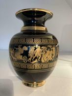 Vase grec fait à la main - Or 24 carats peint, Antiquités & Art, Envoi