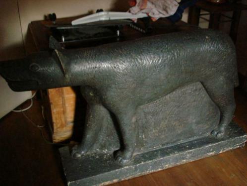ALBERT AEBLY °1897-1971 hond Kunstberg BXL grote ateliergips, Antiek en Kunst, Kunst | Beelden en Houtsnijwerken, Ophalen