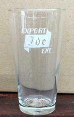 bier brouwerij glas Ide export Eke 33cl, Collections, Verres & Petits Verres, Comme neuf, Enlèvement ou Envoi, Verre à bière