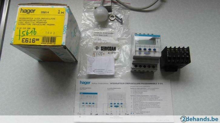 programmeerbare  schemerschakelaar, Doe-het-zelf en Bouw, Elektriciteit en Kabels, Nieuw, Overige typen, Ophalen