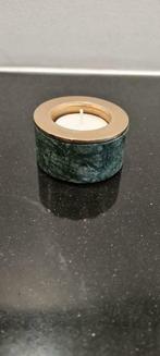 Marmeren kandelaar, Huis en Inrichting, Woonaccessoires | Kandelaars en Kaarsen, Ophalen of Verzenden, Kandelaar