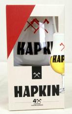 Bierglas "Hapkin" 0,3-0,5l, Verzamelen, Ophalen of Verzenden, Nieuw, Glas of Glazen, Overige merken