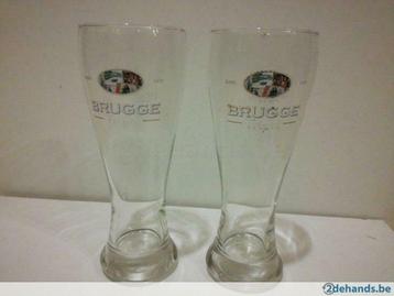 Brugge Tripel glazen33 cl (6 stuks), Enlèvement, Utilisé