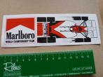 Sticker Marlboro Championship Team Formule 1, Comme neuf, Enlèvement ou Envoi