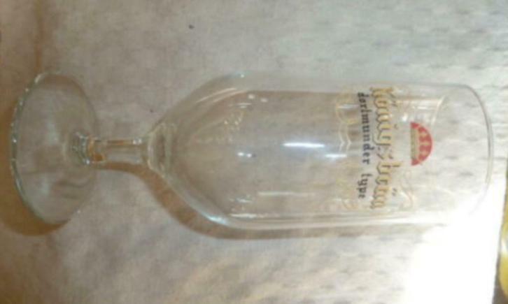 #J bier glas KÖNIGSBRÄU Dortmunder typ Chasse Royale Brussel, Collections, Verres & Petits Verres, Neuf, Verre à bière, Enlèvement ou Envoi