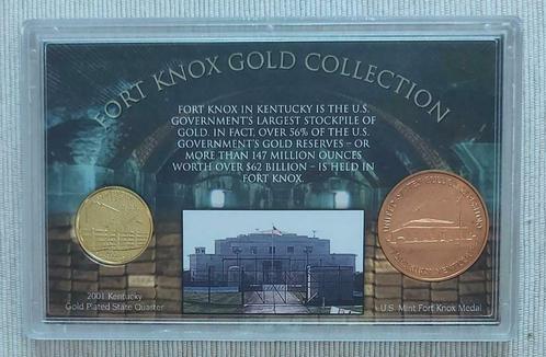 USA 2001 - Fort Knox Gold Collection -Morgan Mint (20-0111), Postzegels en Munten, Munten | Amerika, Setje, Noord-Amerika, Verzenden