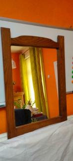 Miroir Cadre  en Bois Chêne, Ophalen, Gebruikt, Minder dan 100 cm, Rechthoekig