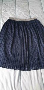 Rok Zoë Loveborn, marineblauw, mt 38, zilver/zwarte boord, Kleding | Dames, Blauw, Zo goed als nieuw, Knielengte, Zoë Loveborn